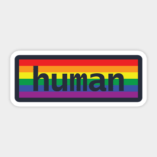 Pride Human Sticker